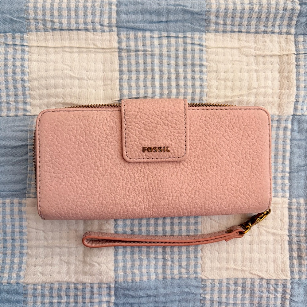 Fossil Zip Around Clutch Wallet